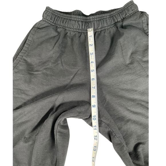 Champion Sweat Shorts Men's Black Size Small Pockets Lounge Wear Comfy Cut Off - Picture 8 of 8